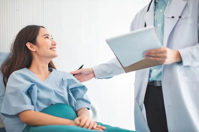 patient and doctor